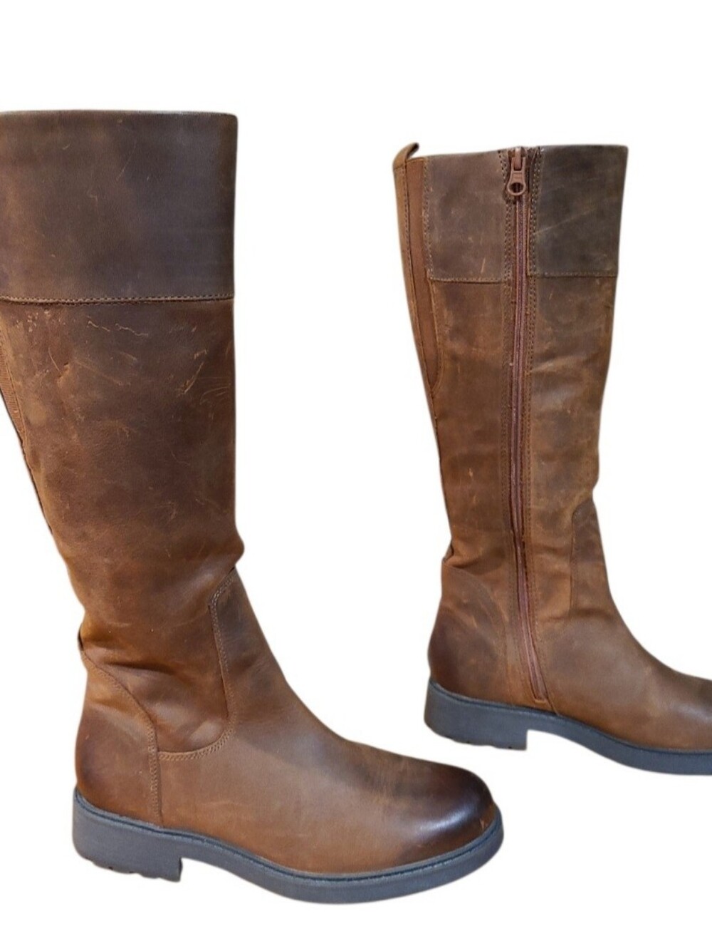 Clarks Orinocco 2HI Leather Riding BOOTS - Picture 3 of 7